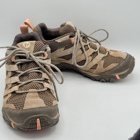 Merrell Alverstone Suede And Mesh Hiking Shoes Size 7.5 - Picture 15 of 16